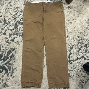 J.Crew flannel lined khakis